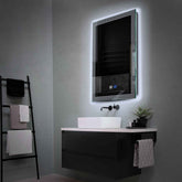 LED Spiegel Vertikal | Touch-Schalter | Anti-Beschlag-Funktion | Kaltweißes Licht - Reyze Seria Official Model 6